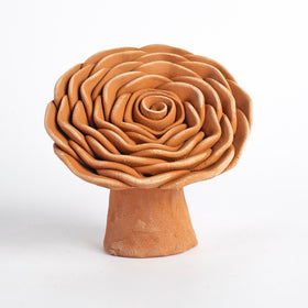 Flor Rosa com Base - Guel da Tita