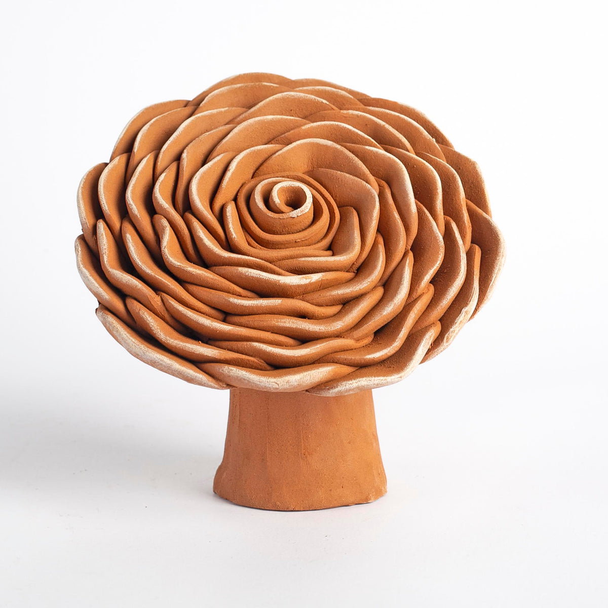 Flor Rosa com Base - Guel da Tita