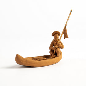 Pescador na Canoa - Elias Vitalino