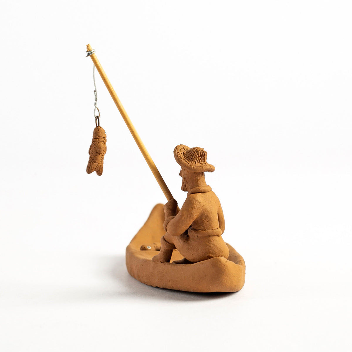 Pescador na Canoa - Elias Vitalino