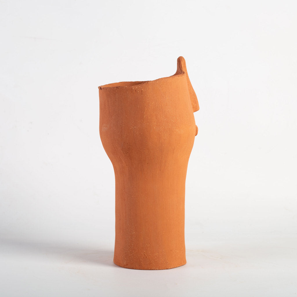 Vaso Face Slim Terracota - San Oli