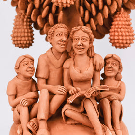 Família sob Jaqueira - Sil da Capela
